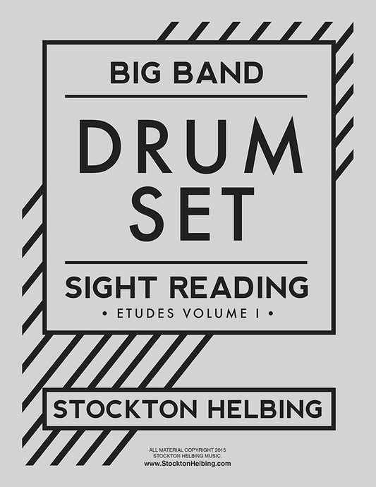 E-Book: Big Band Drum Set Sight Reading Etudes Volume 1